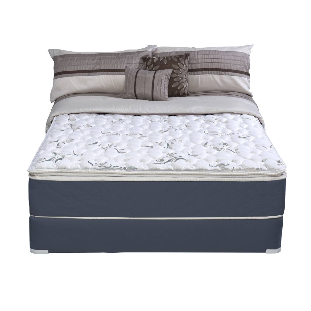 Wolf Sleep Accents Illusion Plush Pillowtop Full-size Mattress and Foundation Set