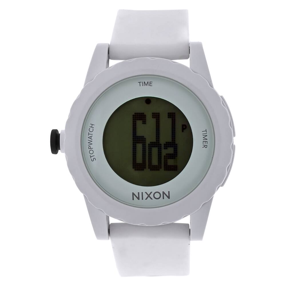 Nixon Men's A326-100 Genie All White Digital Watch
