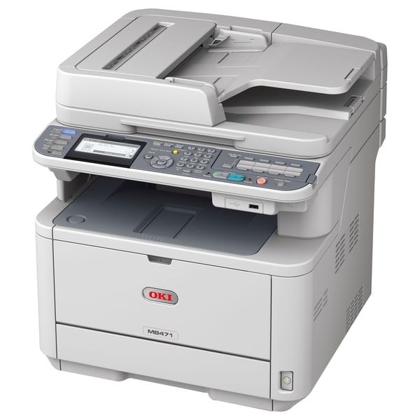 Oki MB401 MB471 LED Multifunction Printer   Monochrome   Plain Paper