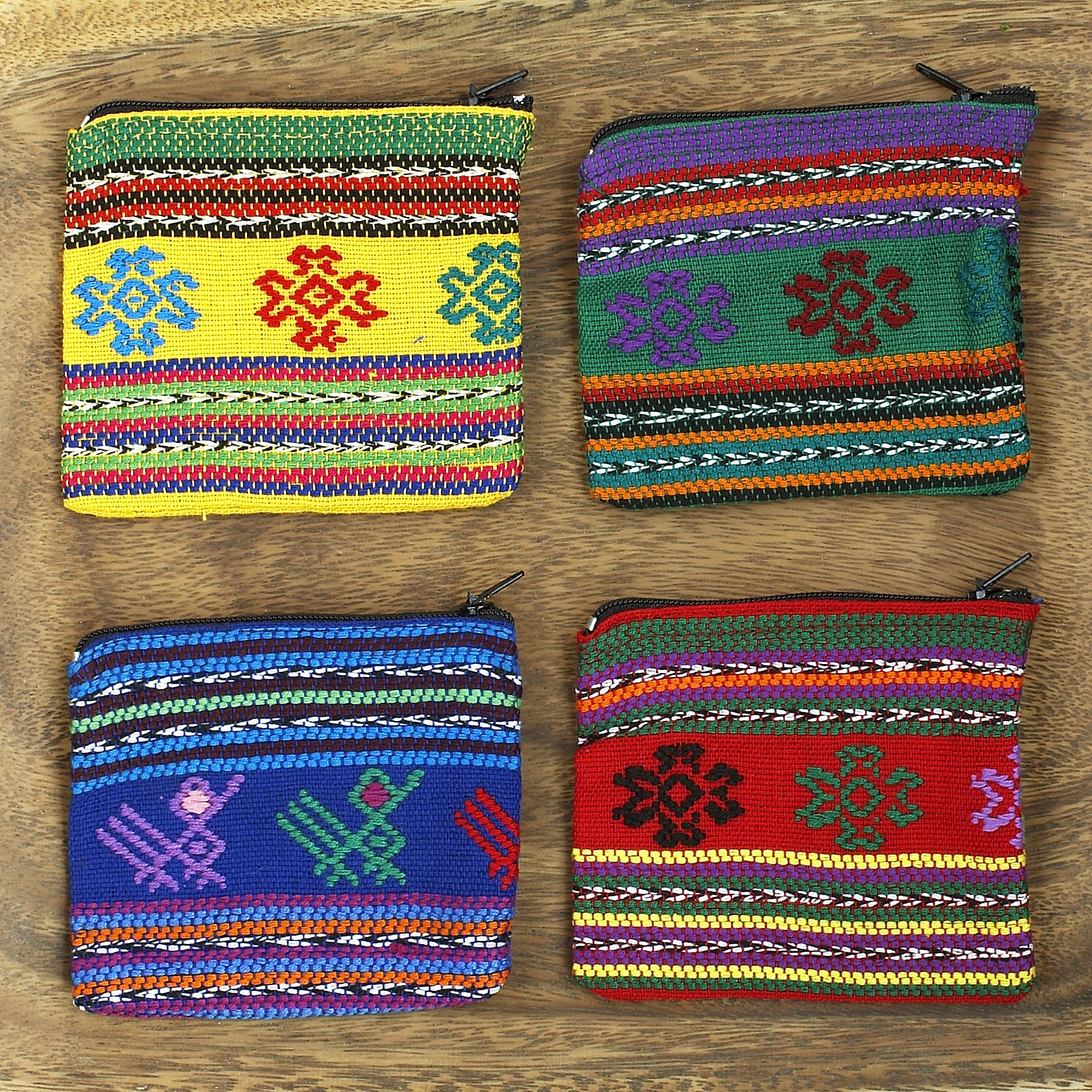 Colorful Cotton Little Critter Coin Purse (Made in Guatemala)
