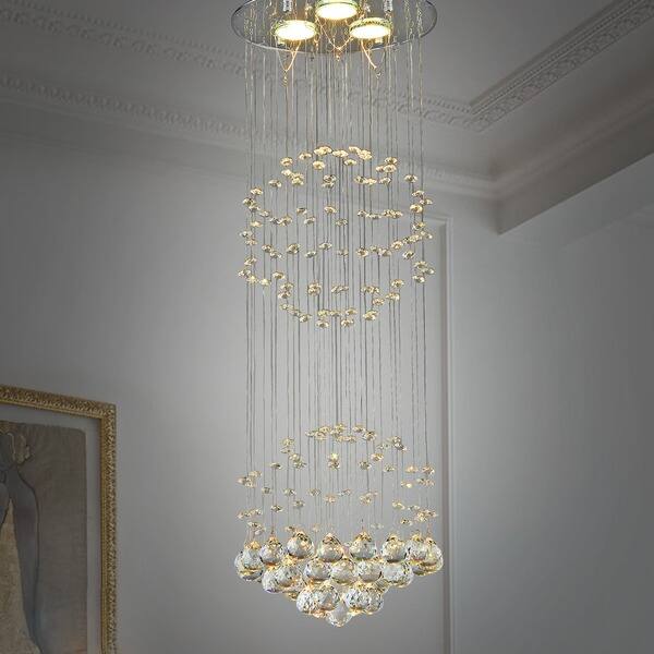 Shop Crystal Shower Chandelier Free Shipping Today Overstock