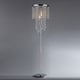 preview thumbnail 2 of 5, Chrome and Crystal Floor Lamp