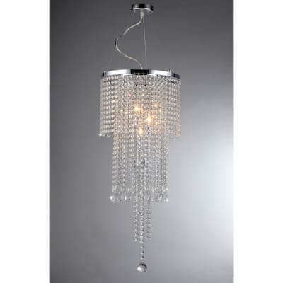 Cascading Crystal Chandelier