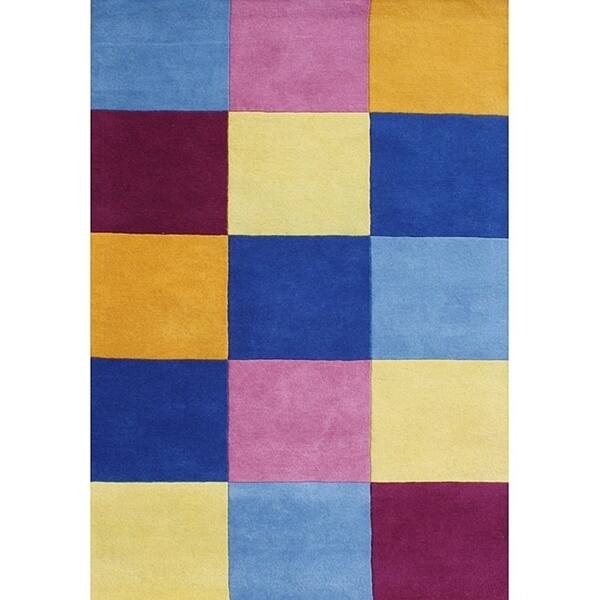 Shop Alliyah Handmade Colorback New Zealand Blend Wool Rug 5 X8