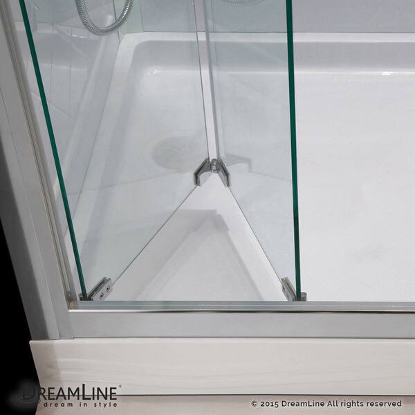 Shop Dreamline Butterfly 30 31 1 2 In W X 72 In H Semi Frameless