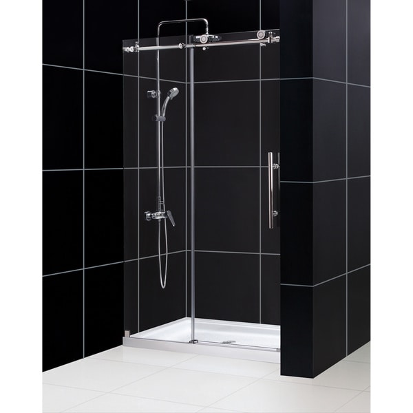 DreamLine Enigma X 44 48x76 inch Fully Frameless Sliding Shower Door