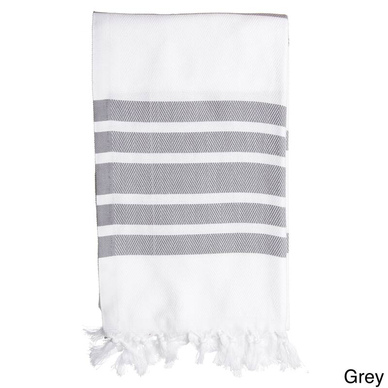 Authentic Pestemal Fouta Bold Stripe Turkish Cotton Bath/ Beach Towel