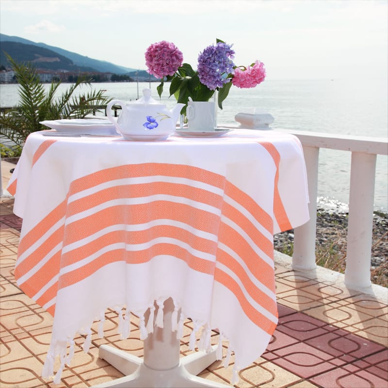 Authentic Pestemal Fouta Bold Stripe Turkish Cotton Bath/ Beach Towel