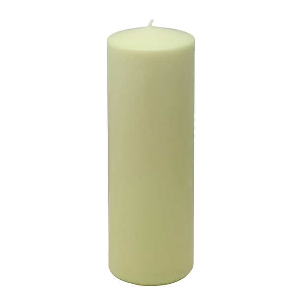 3x9 Inch Ivory Pillar Candles (Case of 12)