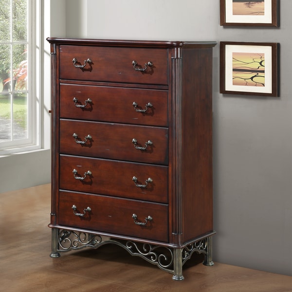 LeAnn Cherry Finish Chest Dressers