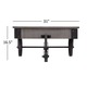 Myra Vintage Industrial Modern Rustic 47-inch Coffee Table by iNSPIRE Q Classic - Thumbnail 8