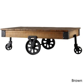 iNSPIRE Q Classic Myra Vintage Industrial Modern Rustic 47-inch Coffee Table