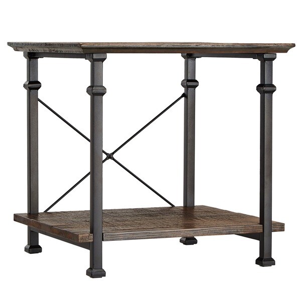 Rustic End Tables myra ii vintage industrial modern rustic end tableinspire q Rustic End Tables myra ii vintage industrial modern rustic end tableinspire q