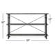 preview thumbnail 7 of 16, Myra Vintage Industrial TV Stand by iNSPIRE Q Classic