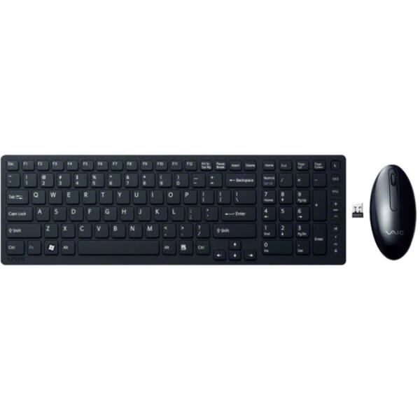 slide 1 of 1, Sony VAIO Wireless Keyboard & Mouse