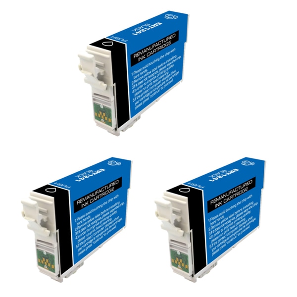 Epson T126 T126100 Remanufactured Black Ink Cartridges (Pack of 3) (Refurbished)