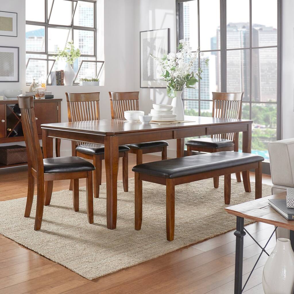 Winsford Burnished Cherry 6-piece Dining Set by iNSPIRE Q Classic