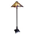Chloe Tiffany Style Mission Design 2-light Floor Lamp
