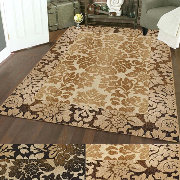 Admire Home Living Amalfi Paradise Area Rug (5'5 x 7'7) - 5'5 x 7'7