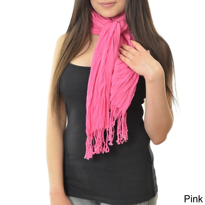 La7 Womens Classic Cotton Scarf