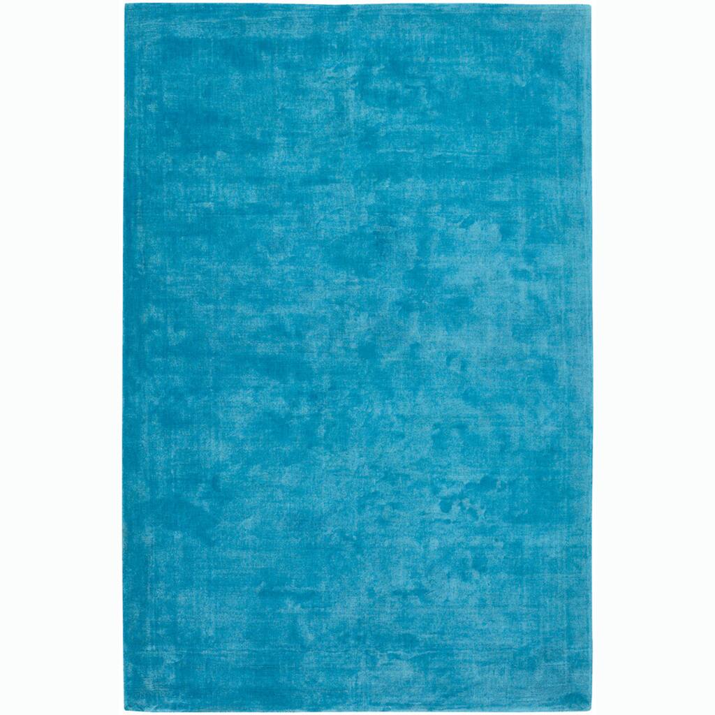 Large Handwoven Mandara Blue Rug
