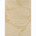 Artist's Loom Hand-tufted Transitional Floral Wool Rug - 5' x 7'