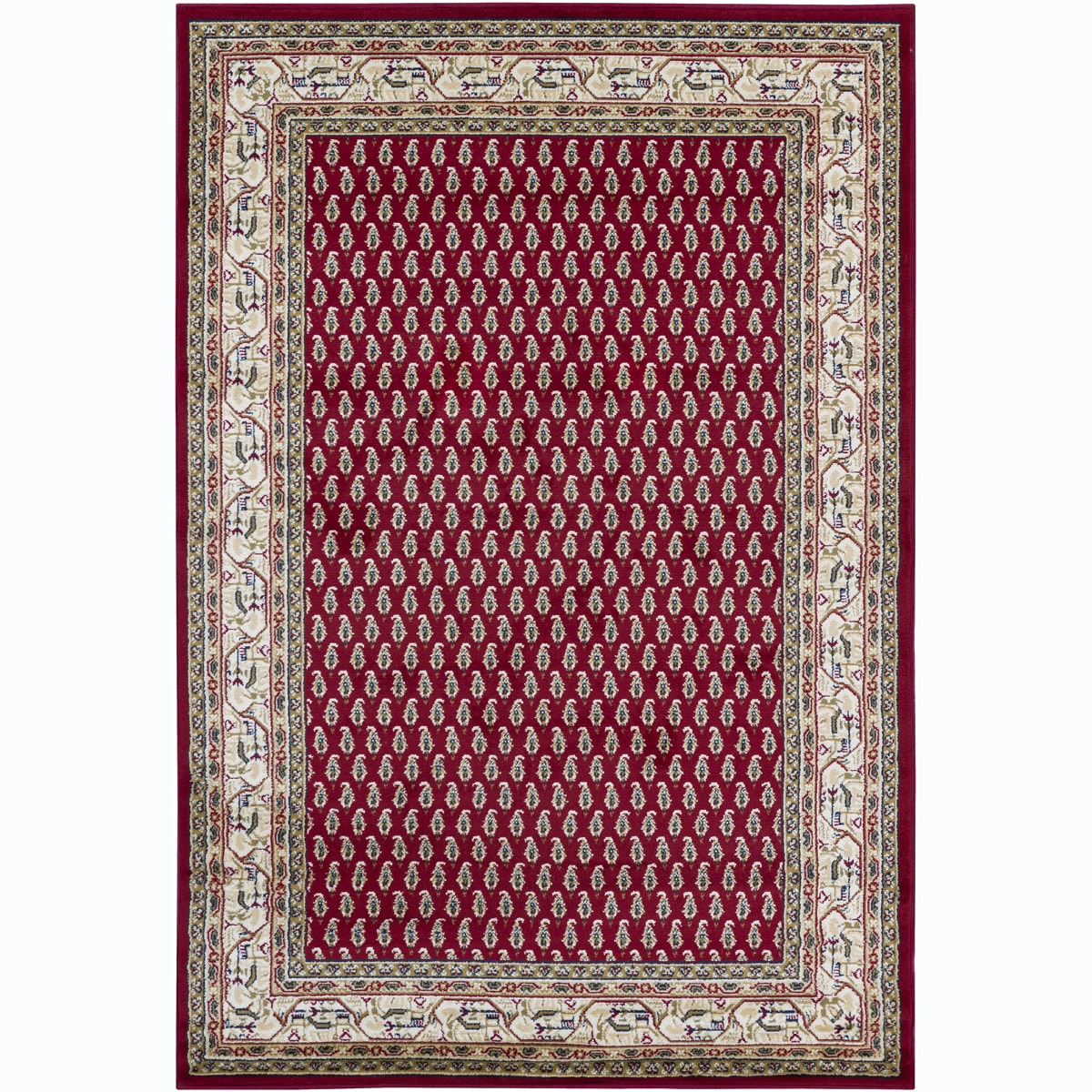 Mandara Red Oriental Polypropylene Rug (28 X 47)