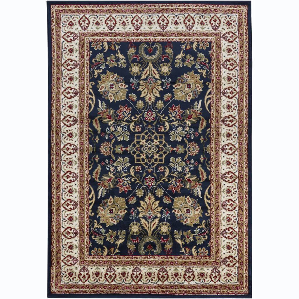Mandara Blue Oriental Rug - 5'3 x 7'9