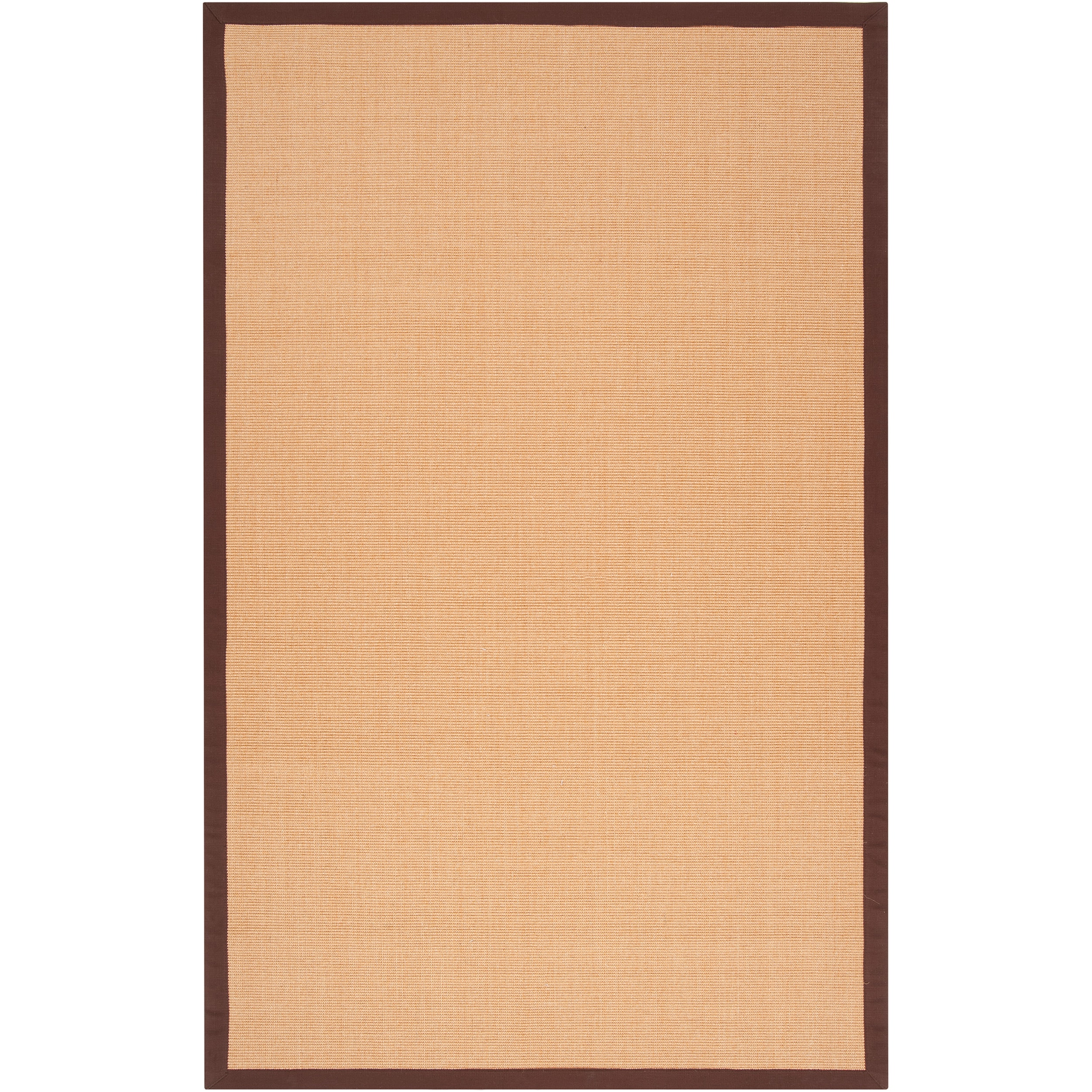 Woven Brown Hillsborough West Natural Fiber Sisal Rug (4 X 6)