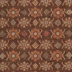 Hand knotted Brown Smokehouse F New Zealand Wool Rug (8' x 10') Surya 7x9   10x14 Rugs