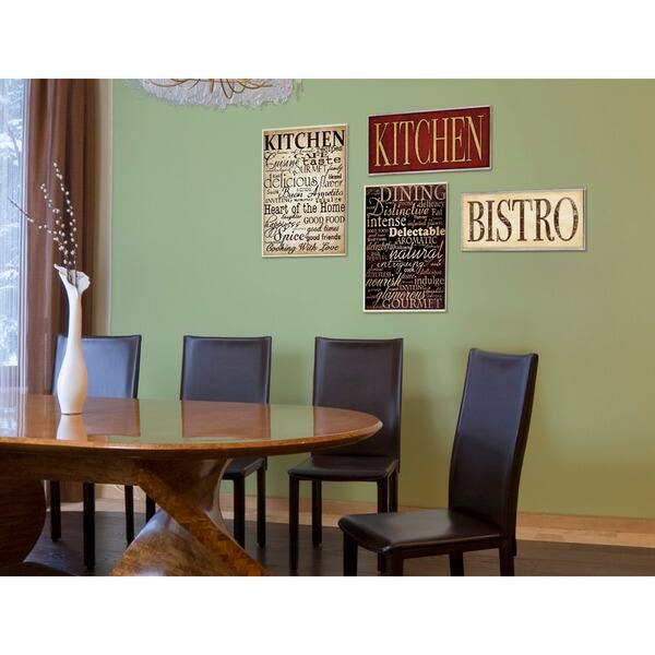 Shop Dining Words And Kitchen Words 2 Piece Typography Kitchen
