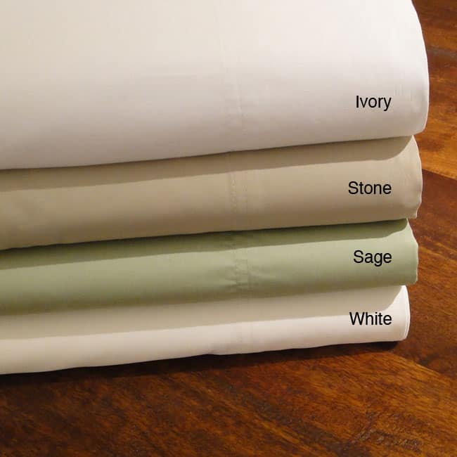 Cotton Sateen 600 Thread Count King-size Sheet Set