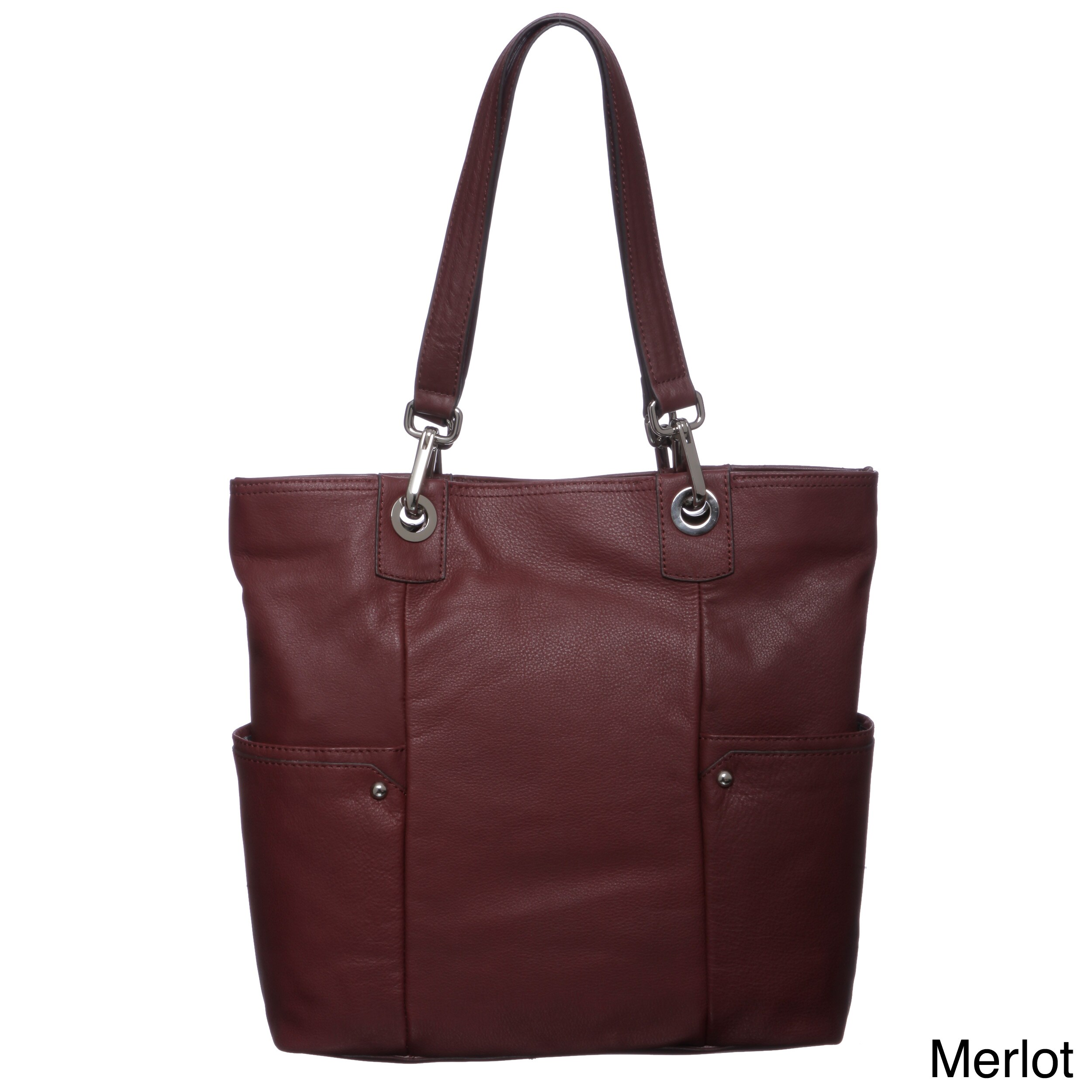 Perlina Sharon Leather Tote Bag