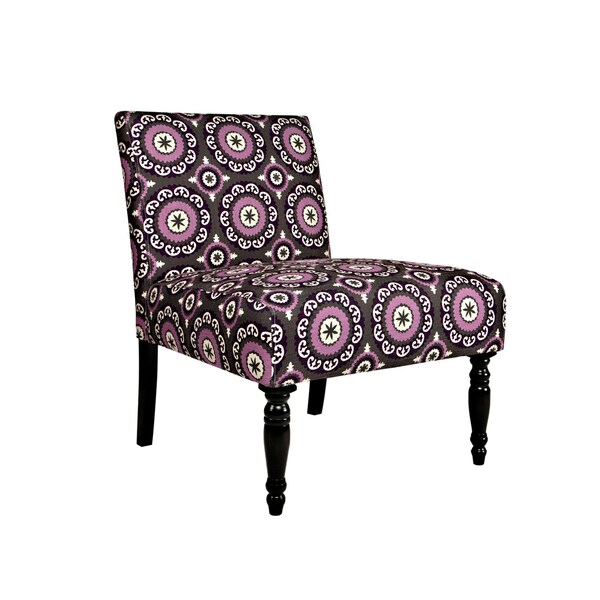 Shop Better Living Medallion Dark Grey Armless Chair Free Shipping