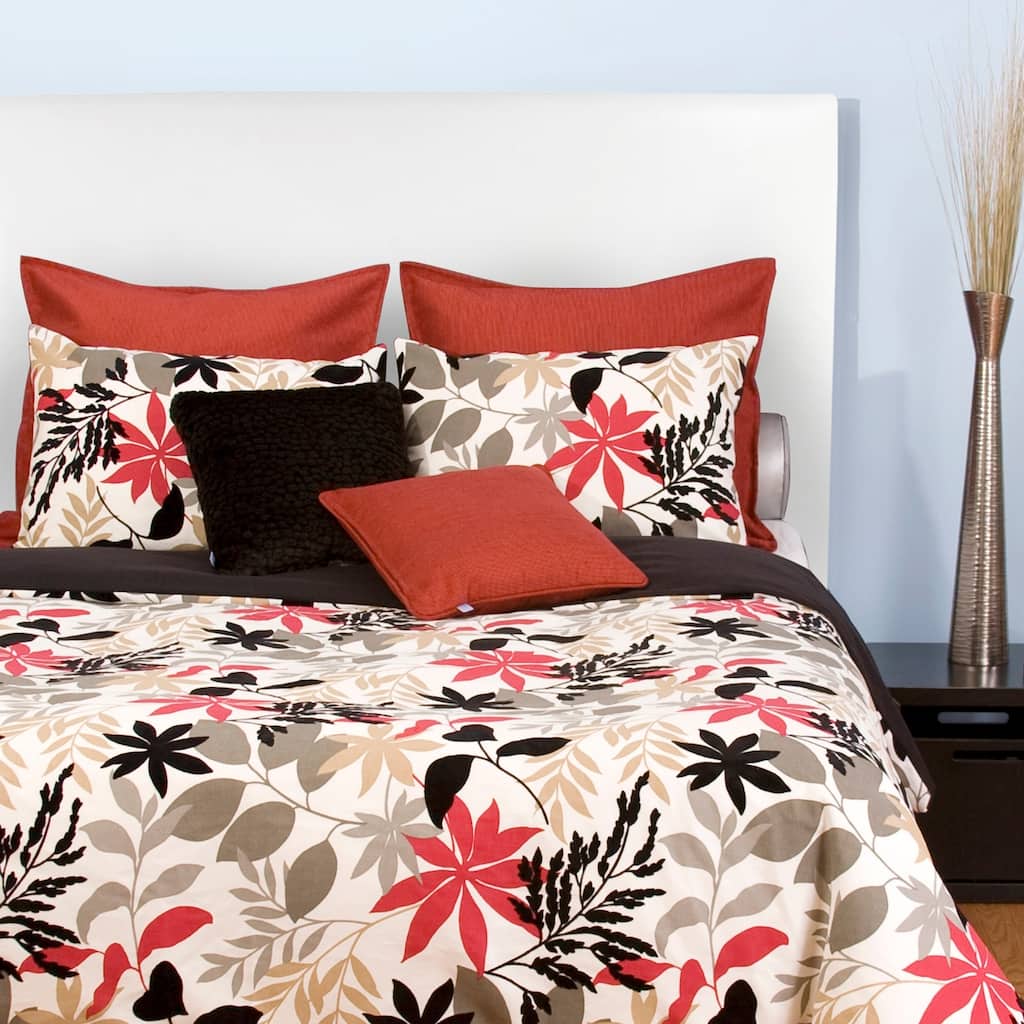 Slip-covered King-size White Faux Leather Headboard