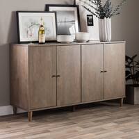 Strick & Bolton Vilas Light Charcoal Grey Buffet