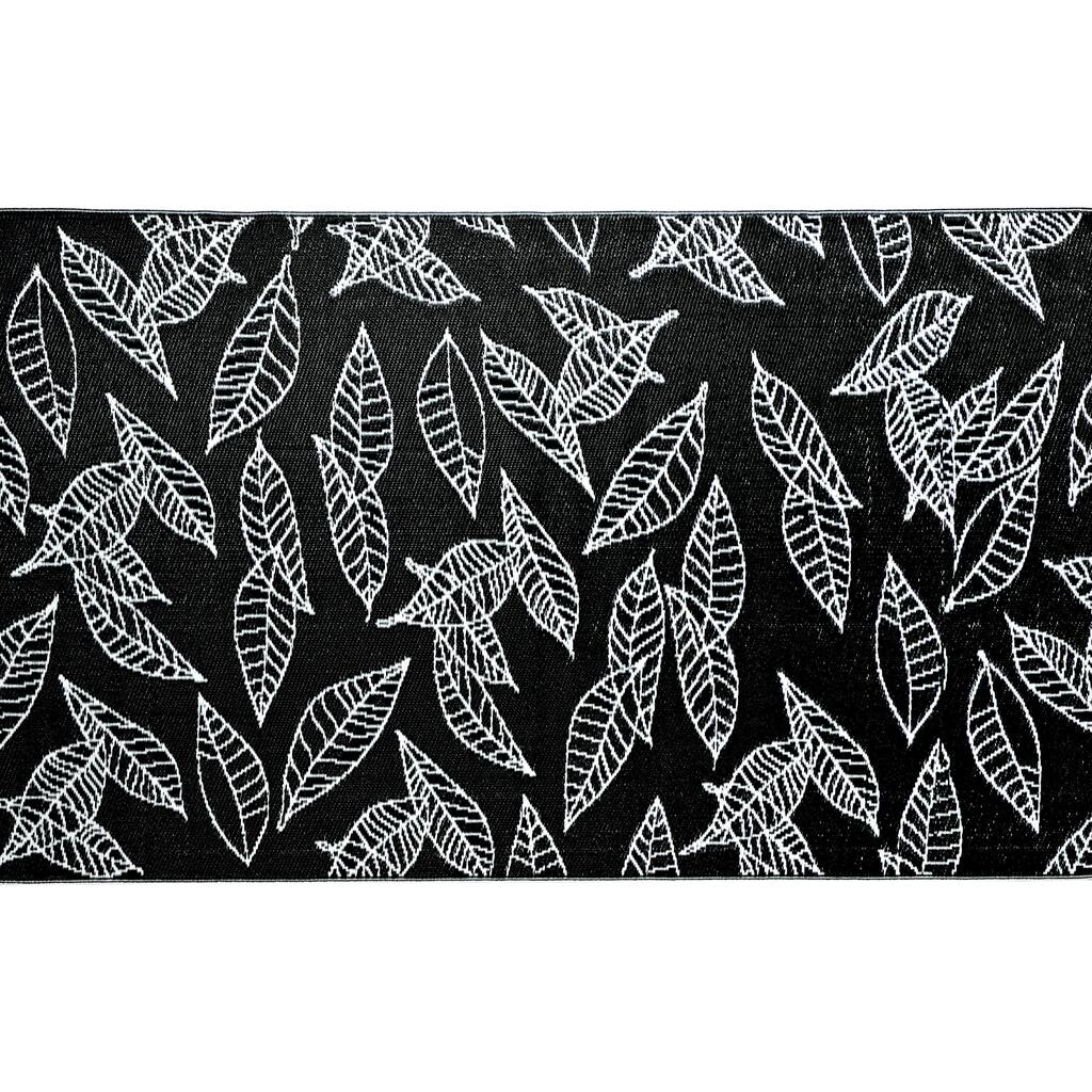 b.b.begonia Arctic Reversible Design Black and White Outdoor Area Rug