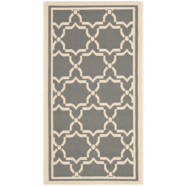 Poolside Grey/ Beige Indoor/ Outdoor Rug (2 X 37)