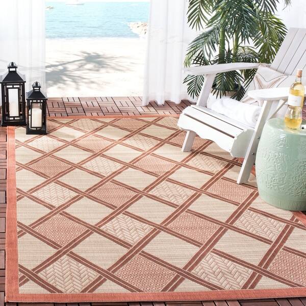 Shop Safavieh Courtyard Darlyne Indoor Outdoor Rug On Sale