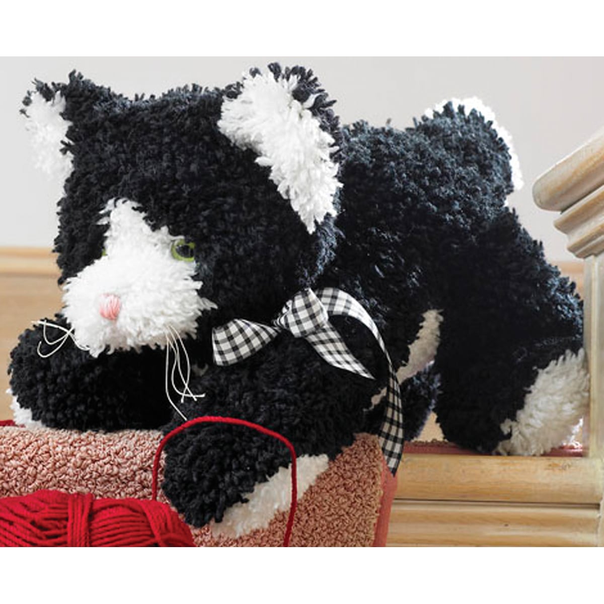 Huggables Kitty Stuffed Toy Latch Hook Kit, Acrylic