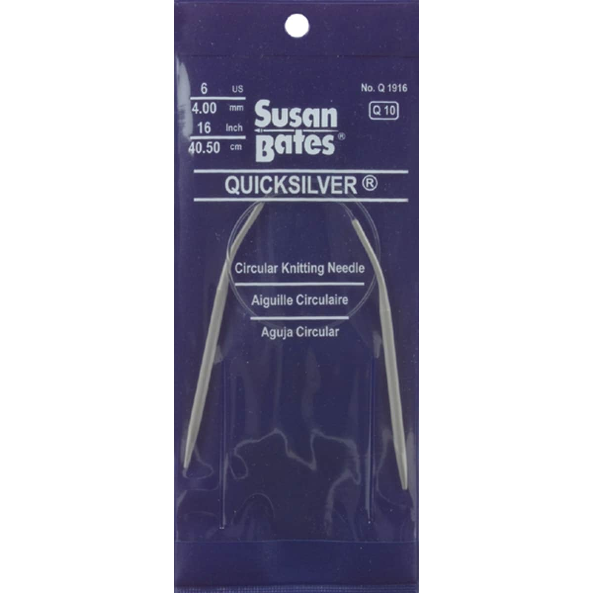 Quicksilver Circular Knitting Needle 29 size 15