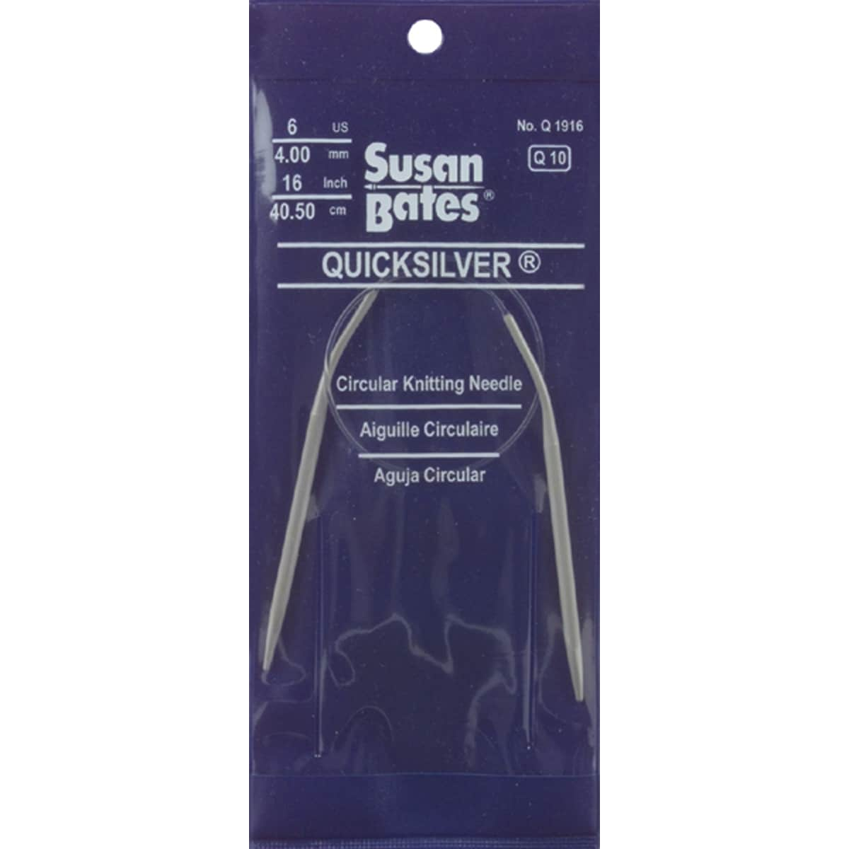 Quicksilver Circular Knitting Needle 29 size 4