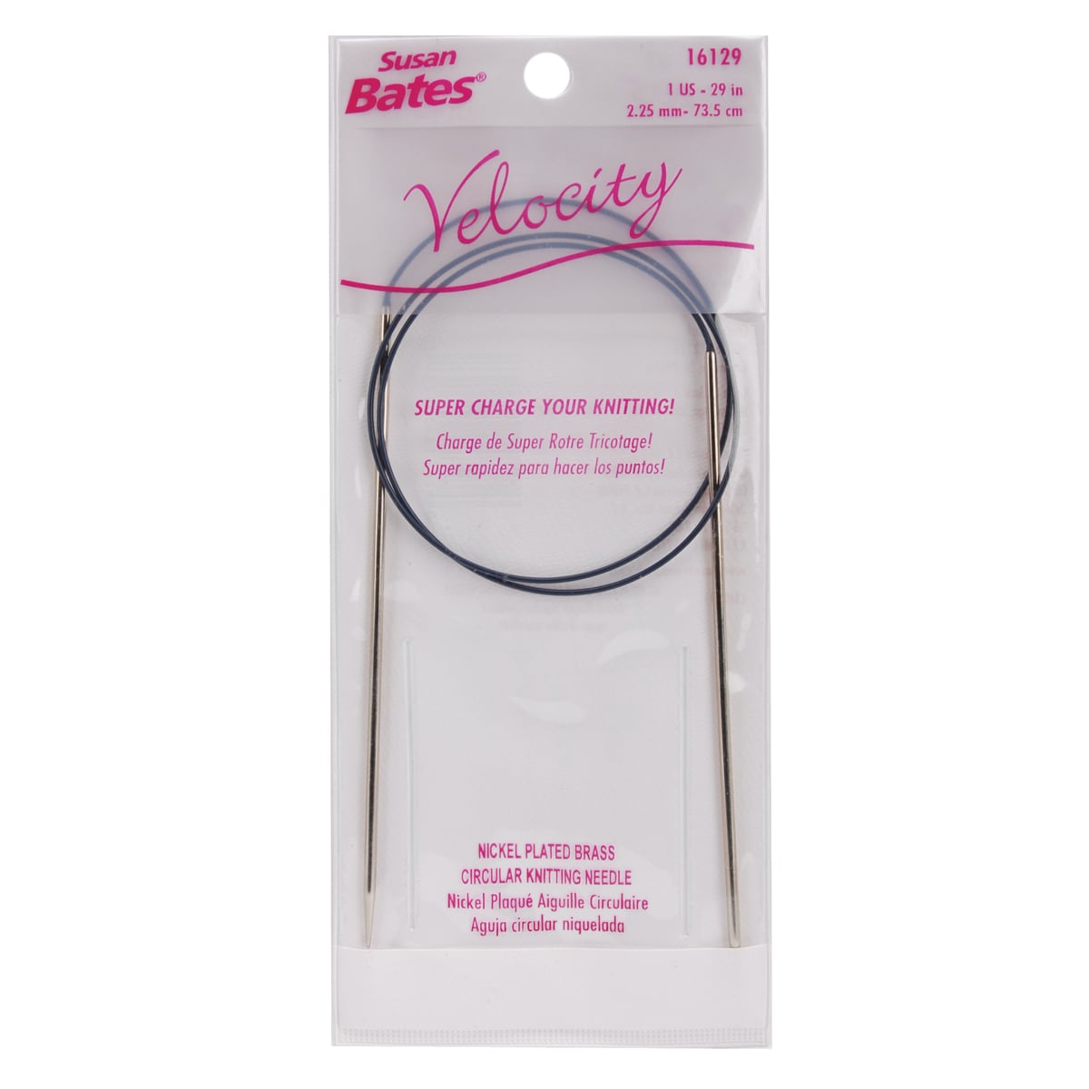 Velocity Circular Knitting Needles 29 size 1