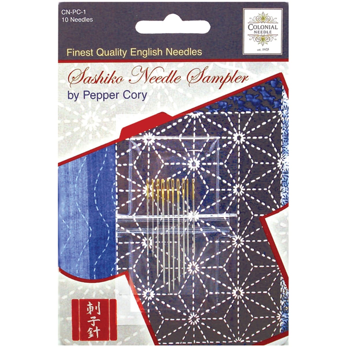 Sashiko Needle Sampler assorted Sizes 10/pkg