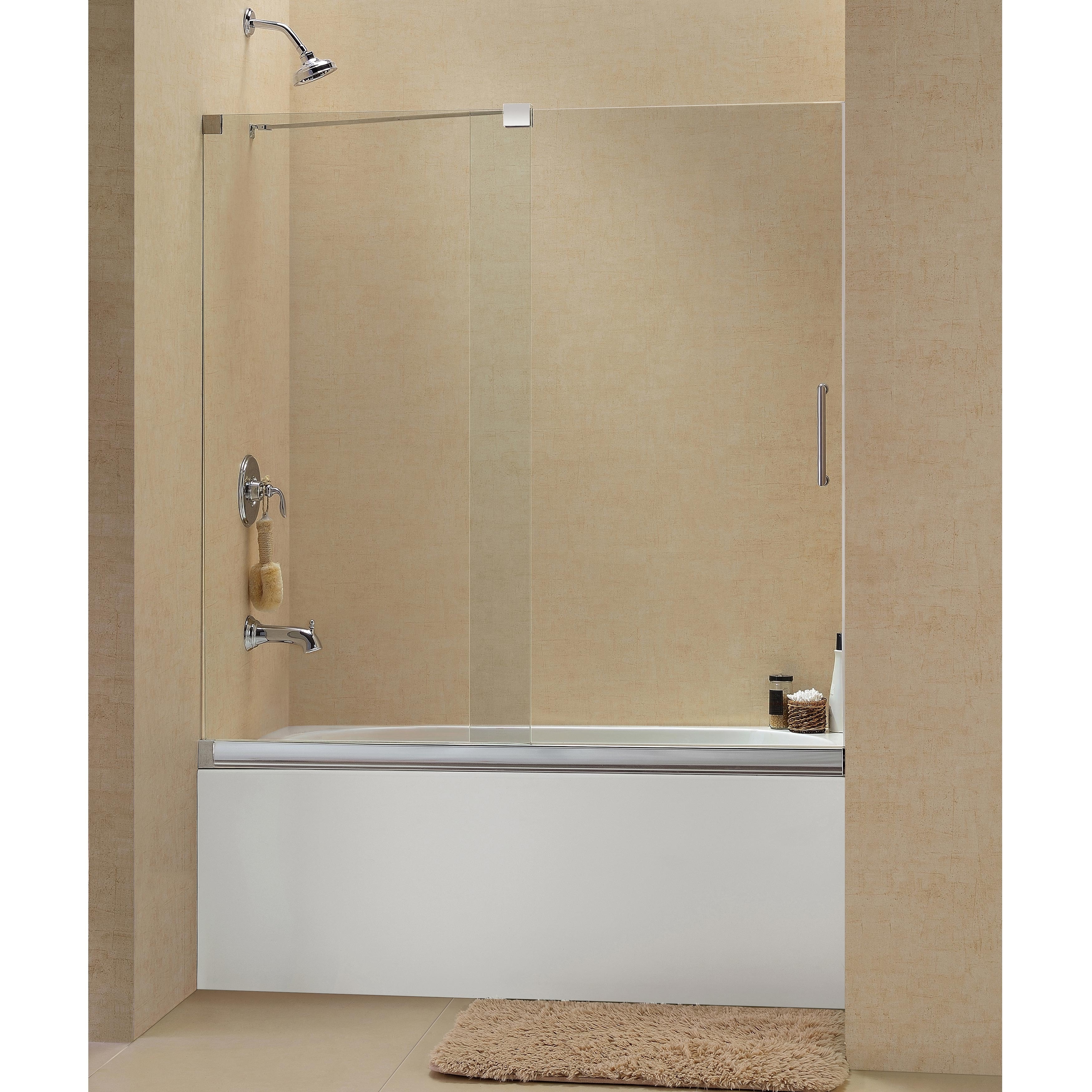 Dreamline Mirage 56 60x58 inch Frameless Sliding Tub Door