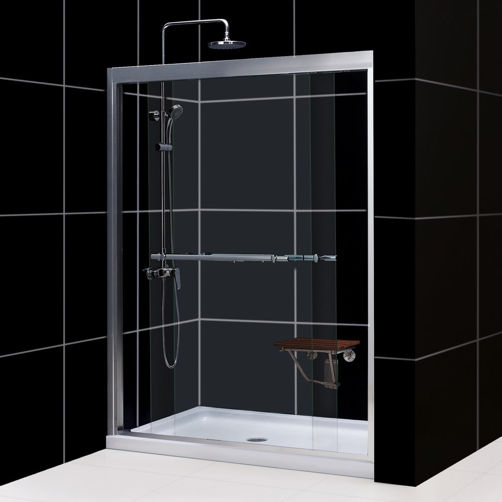 Dreamline Duet 56 60x72 inch Frameless Bypass Sliding Shower Door