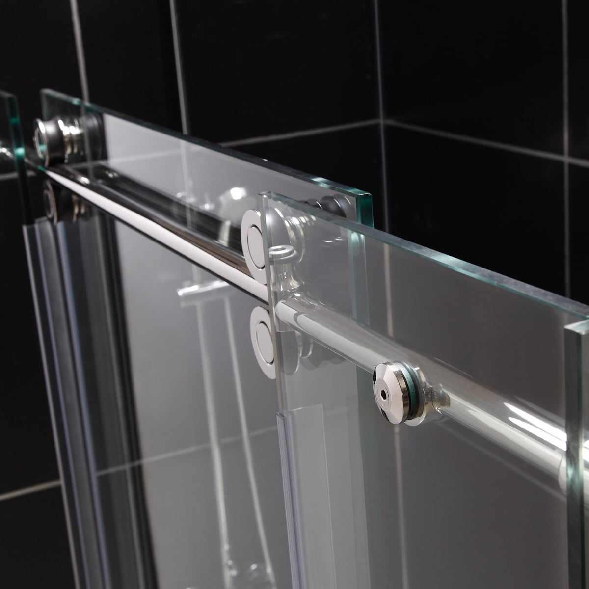 Dreamline Enigma 36x72.5x79 inch Fully Frameless Sliding Shower Enclosure