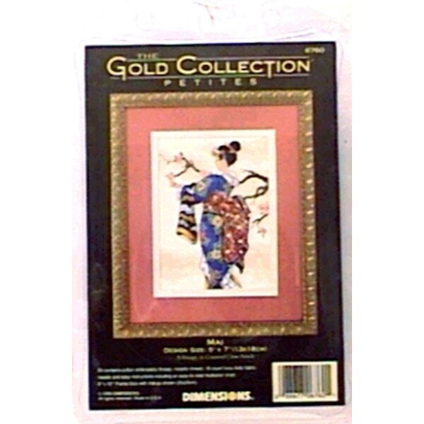 Gold Collection Petite Mai Counted Cross Stitch Kit 5X7   14300199