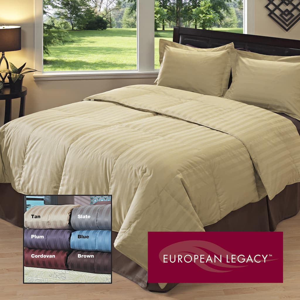 European Legacy Luxury Down-like Comforter/ Sham Set