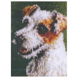 Wonderart Latch Hook Kit 15"X20" Jack Russell Caron Latch Hook Kits